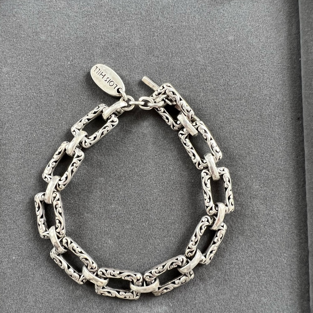 Lois Hill filigree link bracelet
